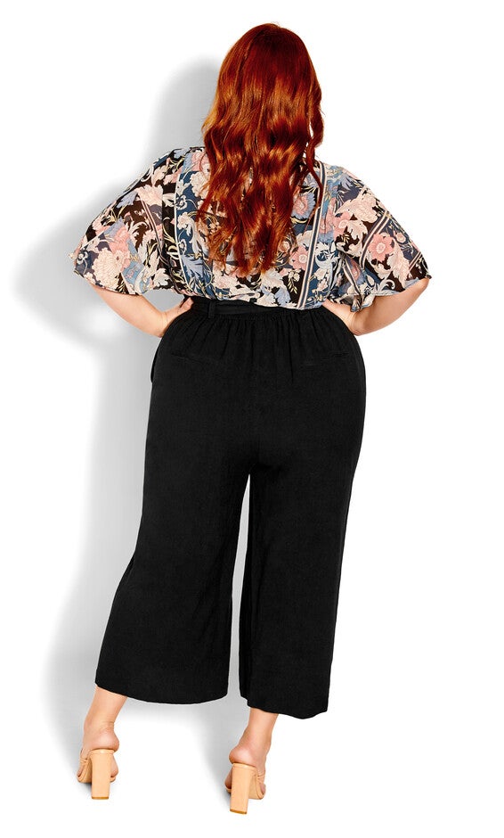 Nouveau Tie Pant - black, BLACK, alternate image number 4