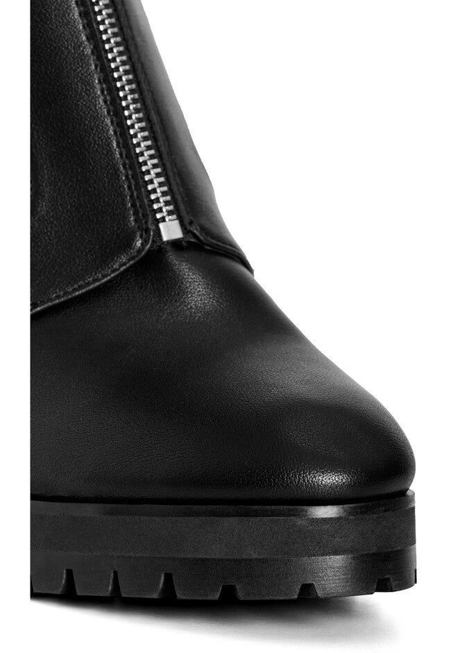 WIDE FIT Fern Ankle Boot - black, BLACK, alternate image number null