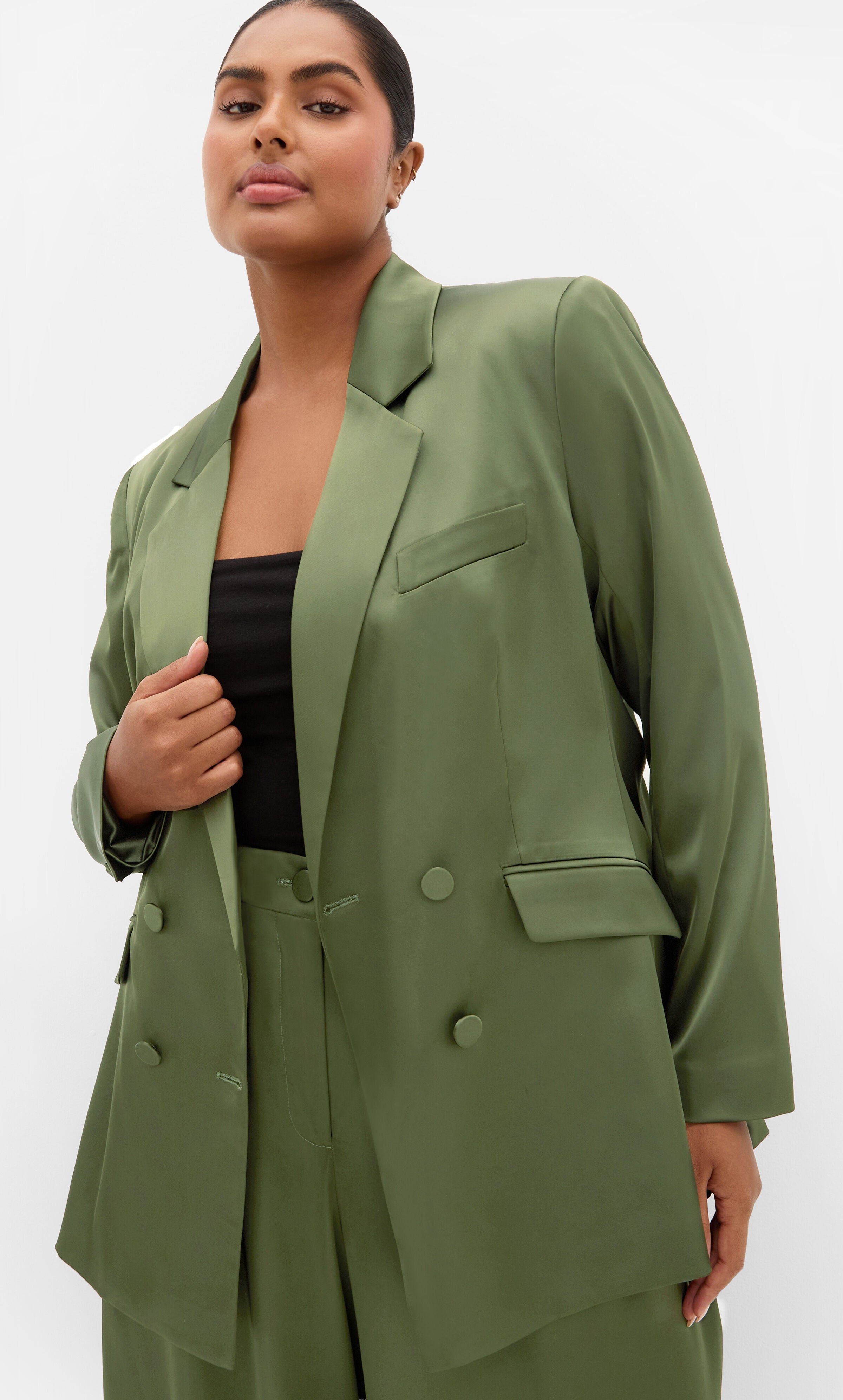 Rylie Satin Blazer