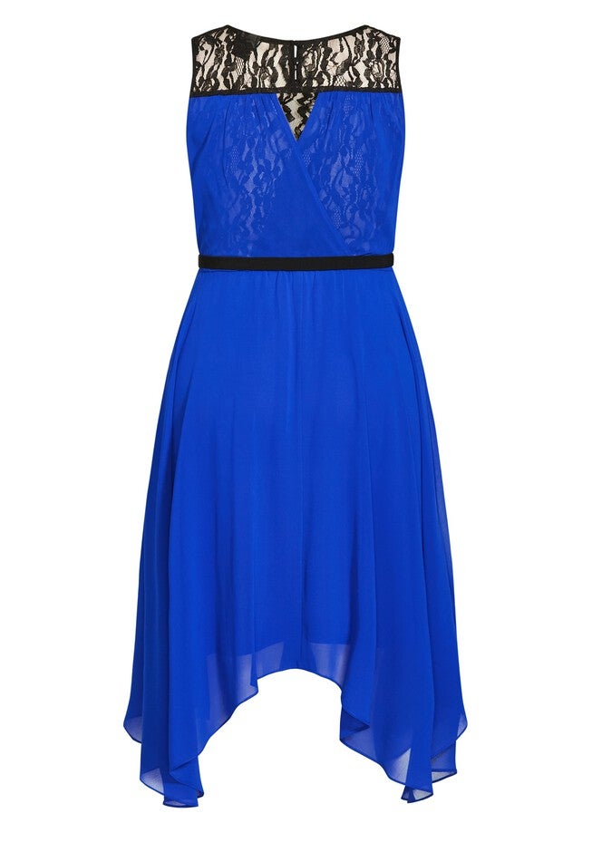 Sophisticate Dress - cobalt, BLUE, alternate image number null