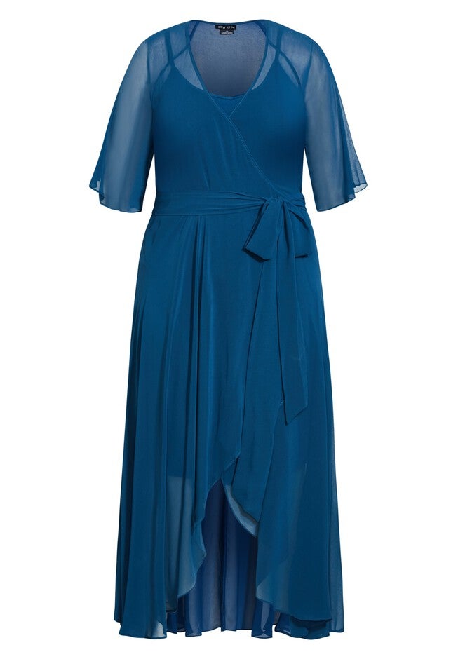 Enthrall Me Maxi Dress - jade, BLUE, alternate image number 2