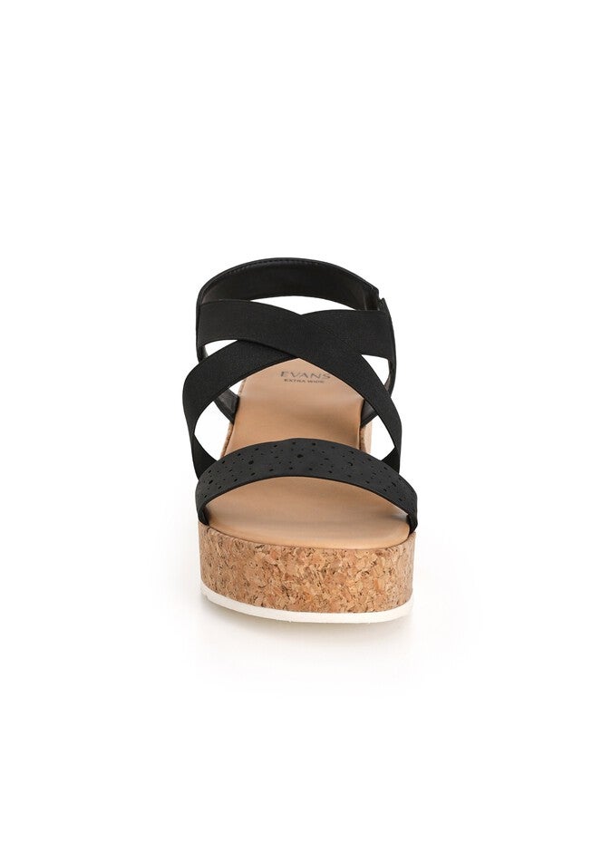 Phoebe Flatform, BLACK, alternate image number 4