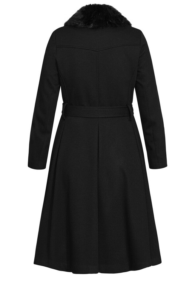 Blushing Belle Coat - black, BLACK, alternate image number 3
