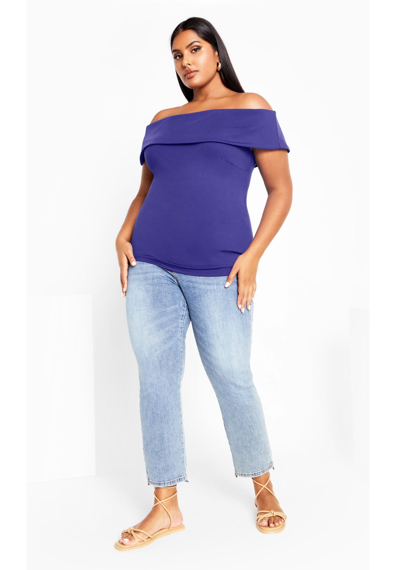 Marseille Top - ultra marine, BLUE, hi-res image number 0