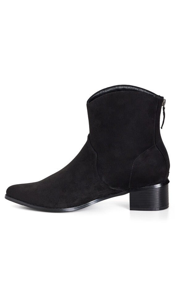 WIDE FIT Western Ankle Boot - black, BLACK, alternate image number 3