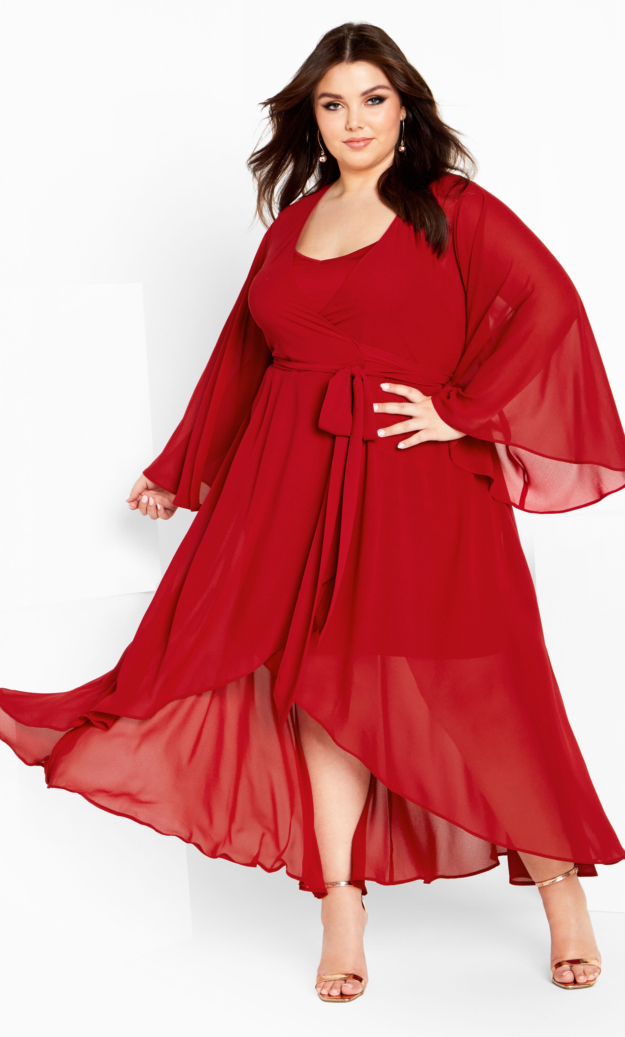 Fleetwood Maxi Dress - love red, LOVE, hi-res image number 0