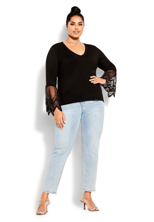 Scarlett Sweater - black, BLACK, alternate image number null