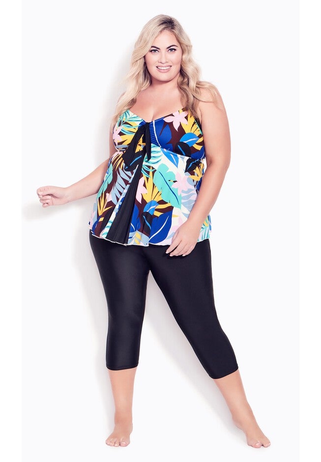 Fly Away Print Tankini Top, MATISSE, hi-res image number 0