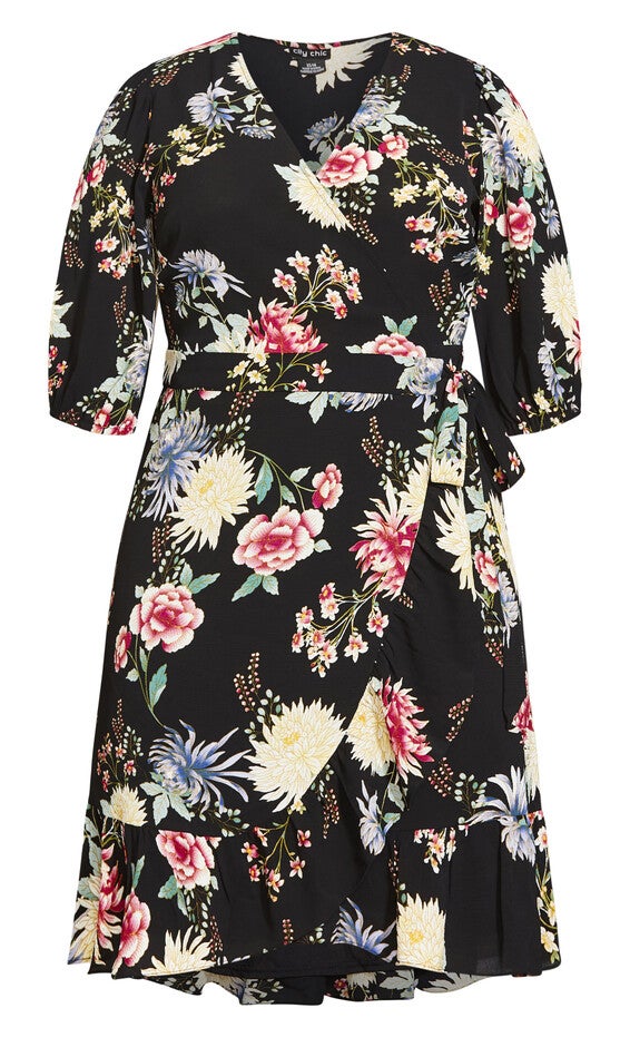 Marina Dress - black, BLACK FESTIVAL FL, alternate image number null