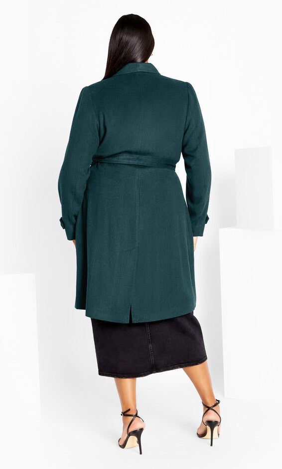 Isabella Coat - emerald, GREEN, alternate image number null
