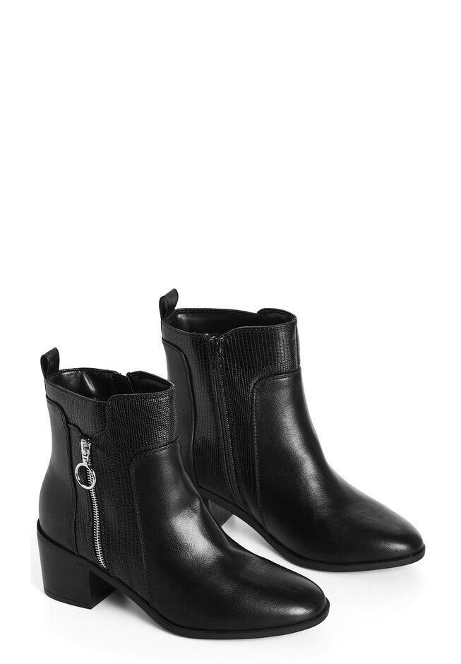 Melda Ankle Boot, BLACK, alternate image number null