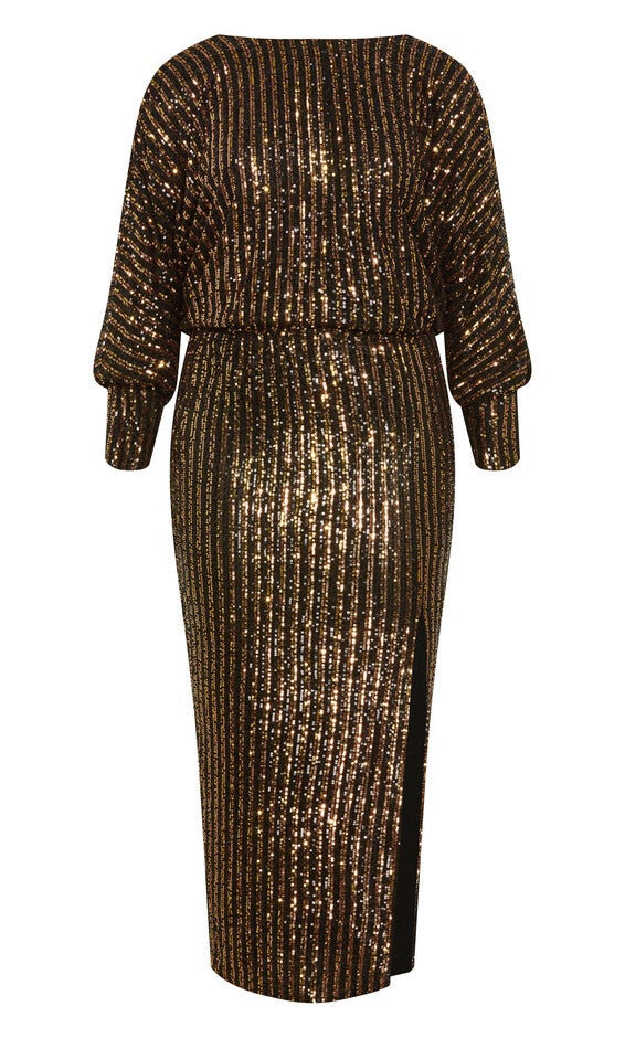 Tilly Sequin Dress - bronze, BRONZE, alternate image number null