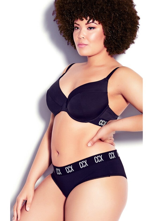 CCX Molded Cup Contour Bra - black, BLACK, hi-res image number 0