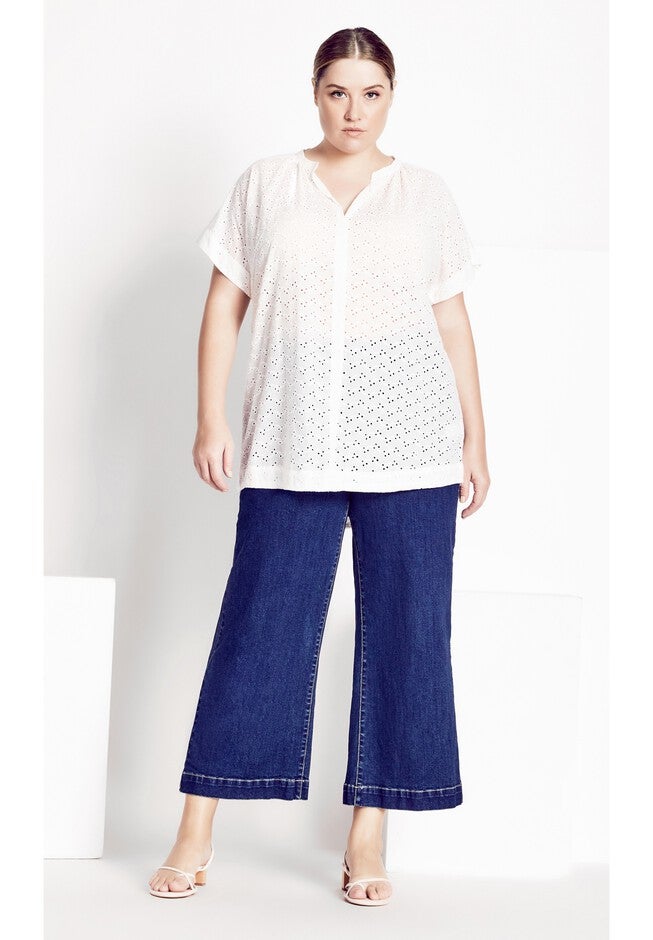 Savannah Top - ivory, WHITE, alternate image number null