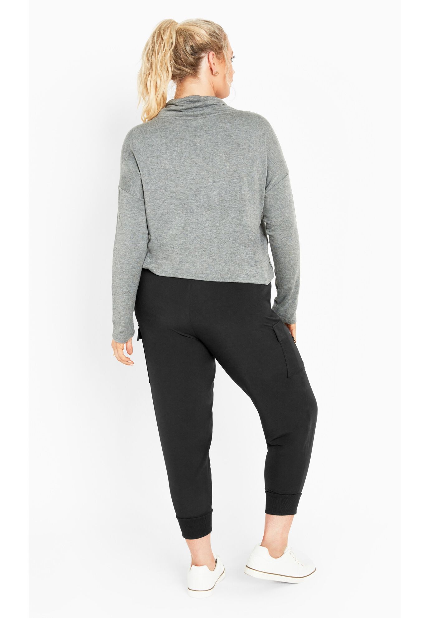 Leah Pant, BLACK, on-hover image number 1