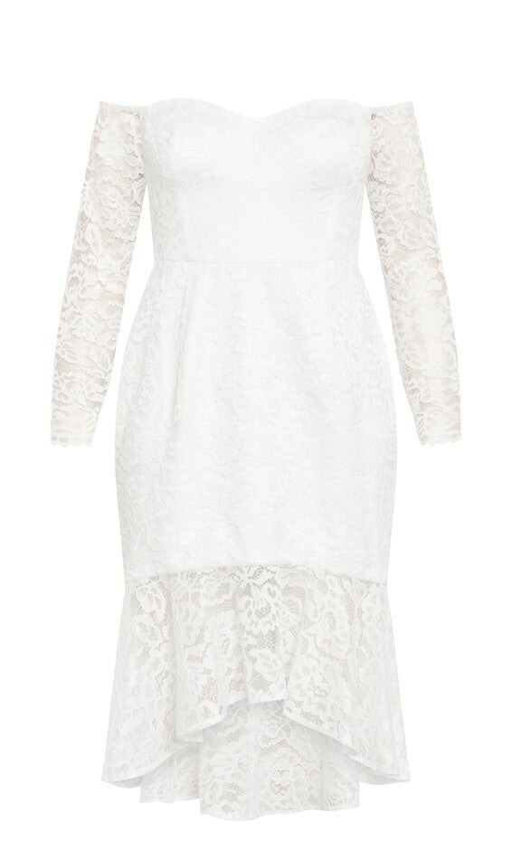 Lace Athena Dress - ivory, WHITE, alternate image number null