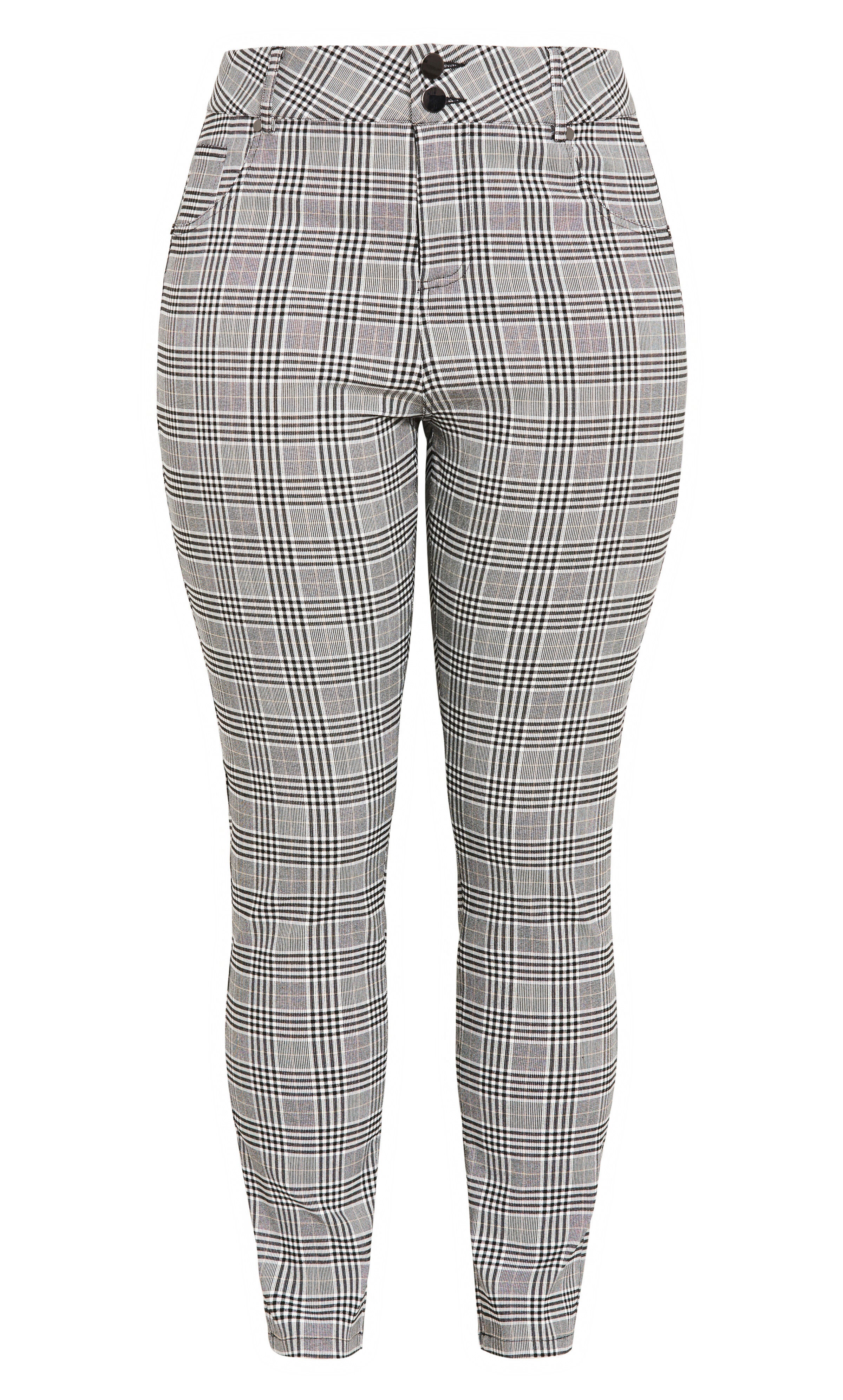 Bengaline Check Pant - black, GRAY, alternate image number 3
