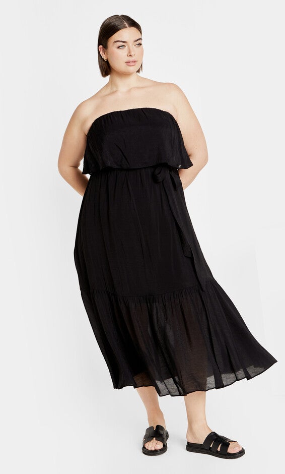 Pia Maxi Dress - black, BLACK, hi-res image number null