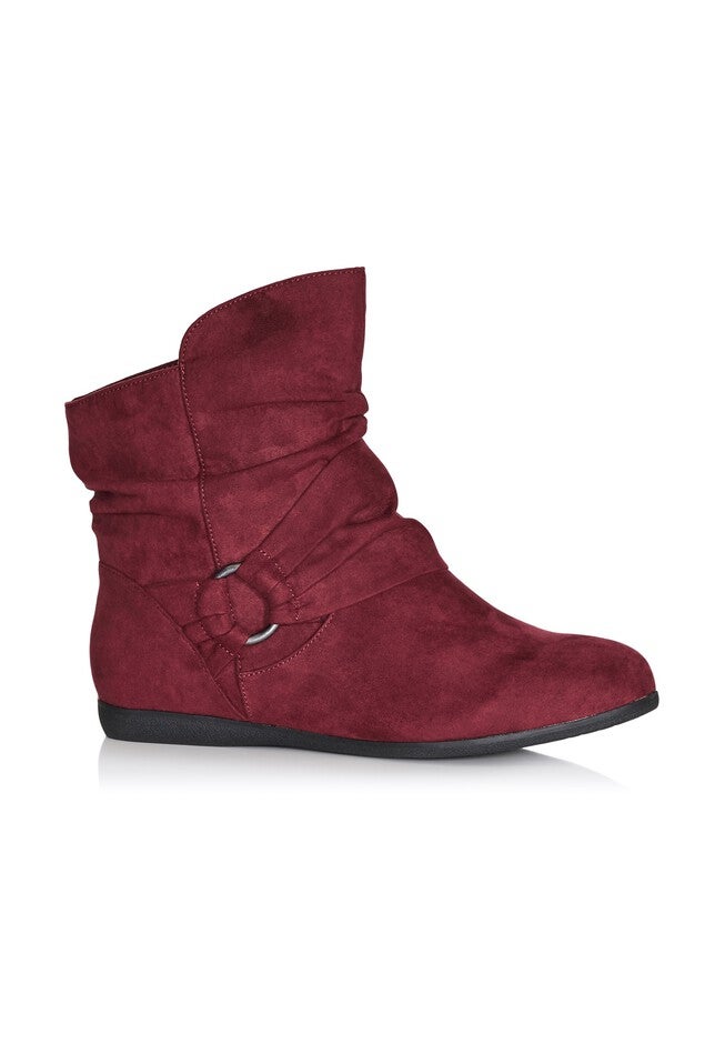 Serena Wide Width Ankle Boot, BURGUNDY, hi-res image number null