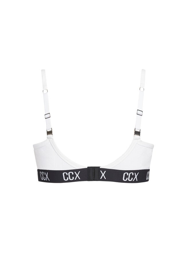 CCX Rib Crop Bra - white, WHITE, alternate image number 5
