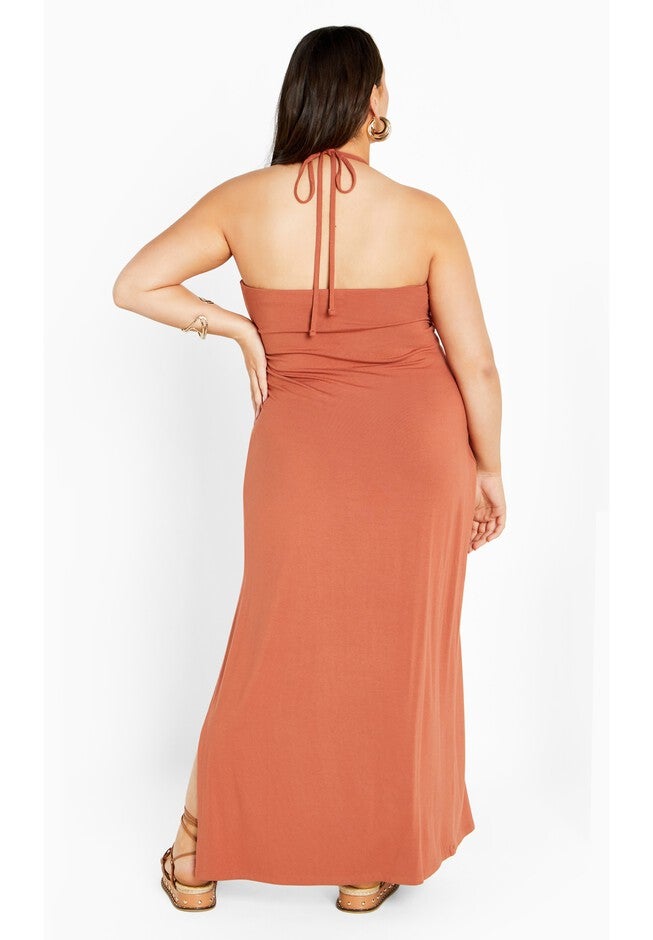 Miley Maxi Dress - tan, BROWN, alternate image number null