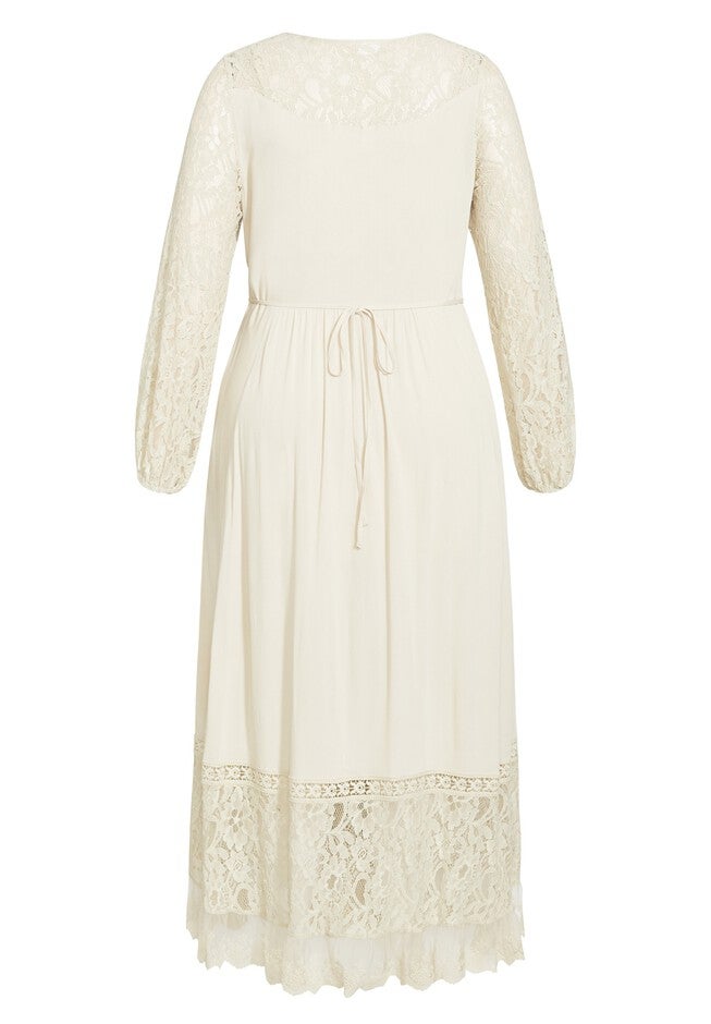 Fallen Angel Maxi Dress - buff, BEIGE, alternate image number 4