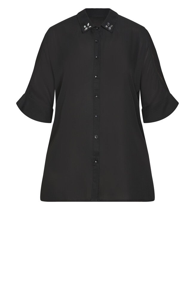 Presley Shirt, BLACK, on-hover image number null