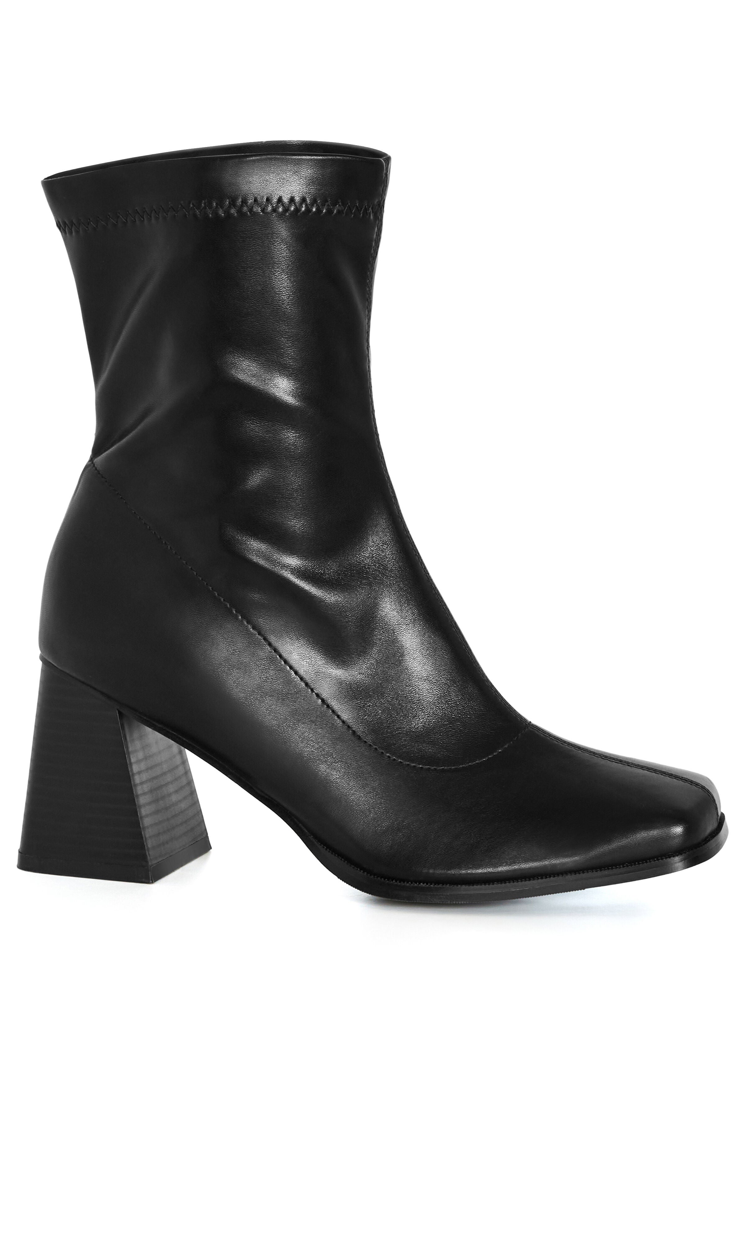 WIDE FIT Robbie Ankle Boot - black, BLACK, hi-res image number 0
