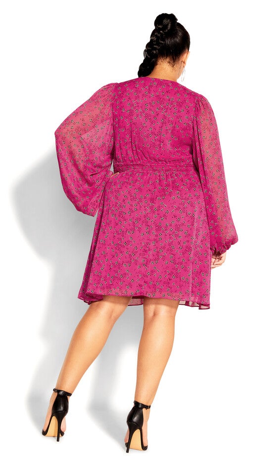 Jenna Dress - sangria, SANGRIA RAIN DITSY, alternate image number null
