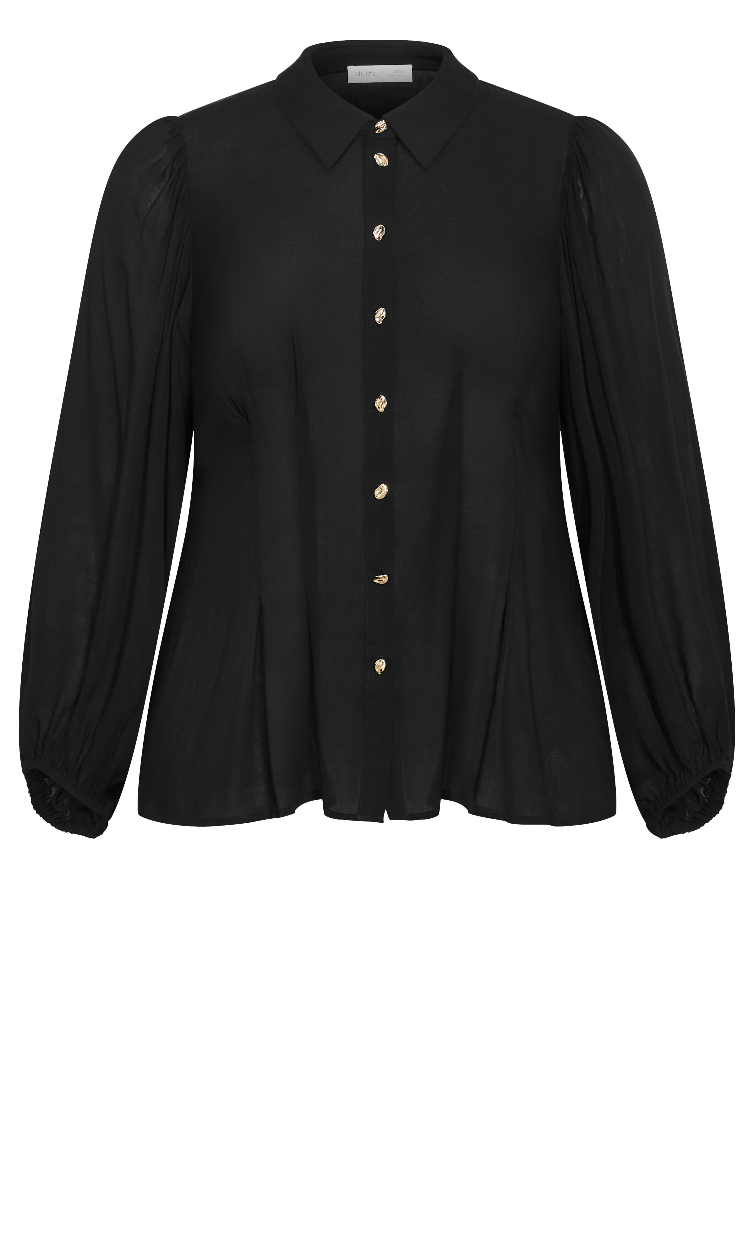 Piper Long Sleeve Shirt, BLACK, alternate image number 4