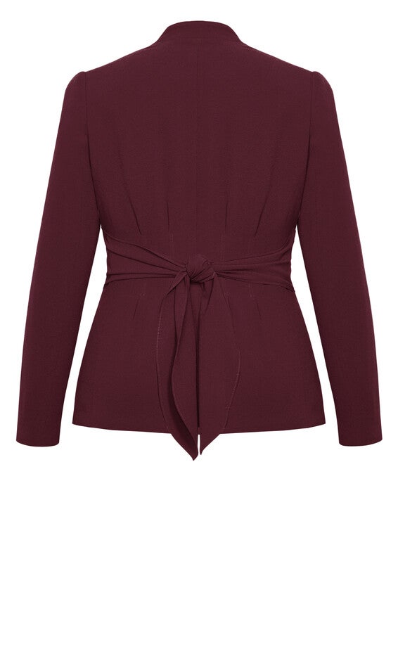 Audrie Jacket - oxblood, RED, alternate image number 5