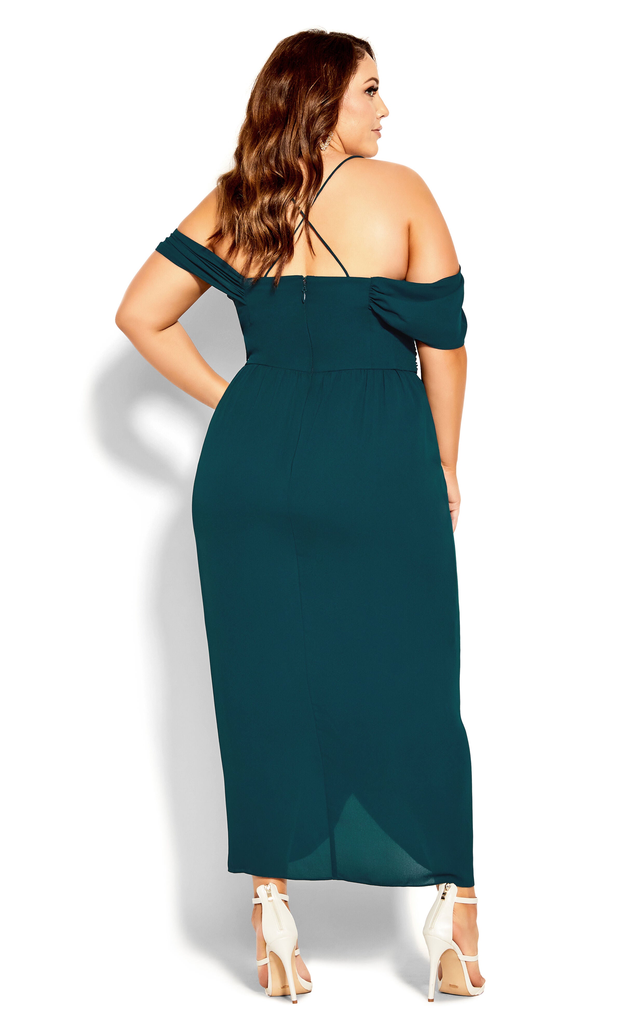 Entwine Maxi Dress - emerald, GREEN, alternate image number 3