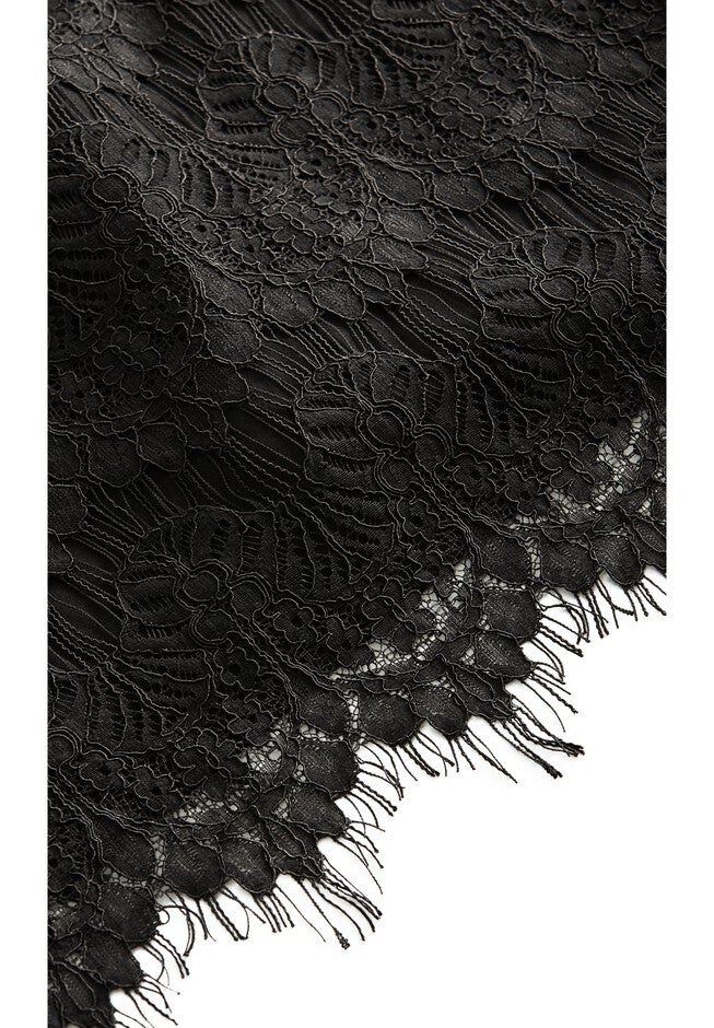 Bella Lace Dress - black, BLACK, alternate image number null