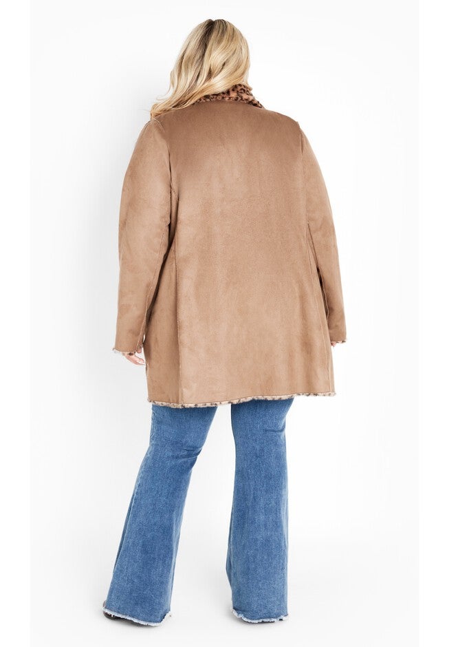 Lani Reversible Coat, COCOA, alternate image number null