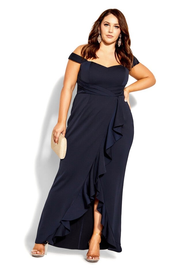 Hypnotize Maxi Dress - dark navy, BLUE, hi-res image number null