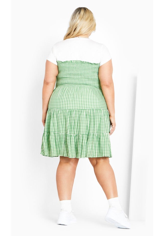Naiya Dress - peppermint, GREEN, alternate image number null