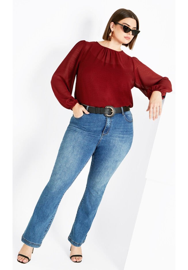 Freya Shirt - sienna, RED, on-hover image number null