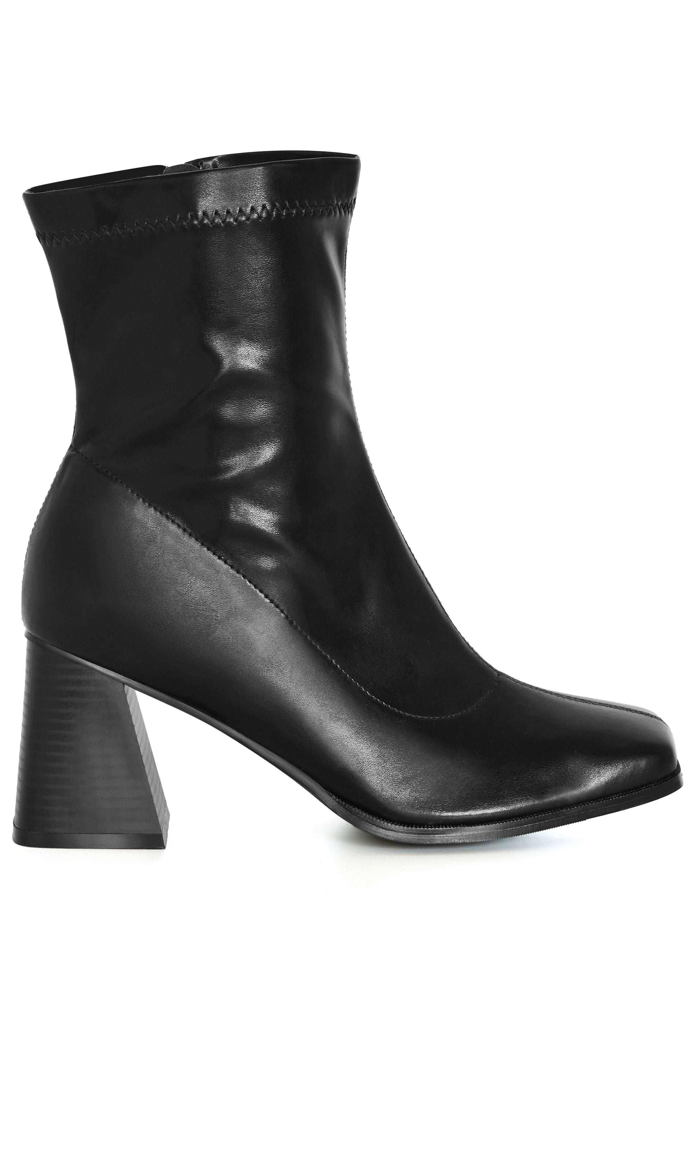 WIDE FIT Robbie Ankle Boot - black, BLACK, alternate image number 2