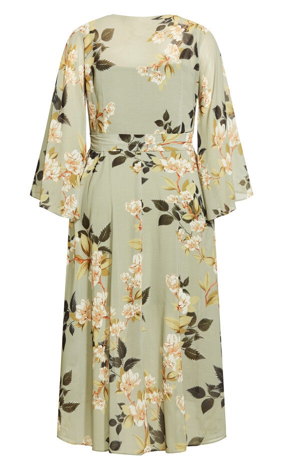 Fleetwood Print Maxi Dress - sage, GREEN, alternate image number null