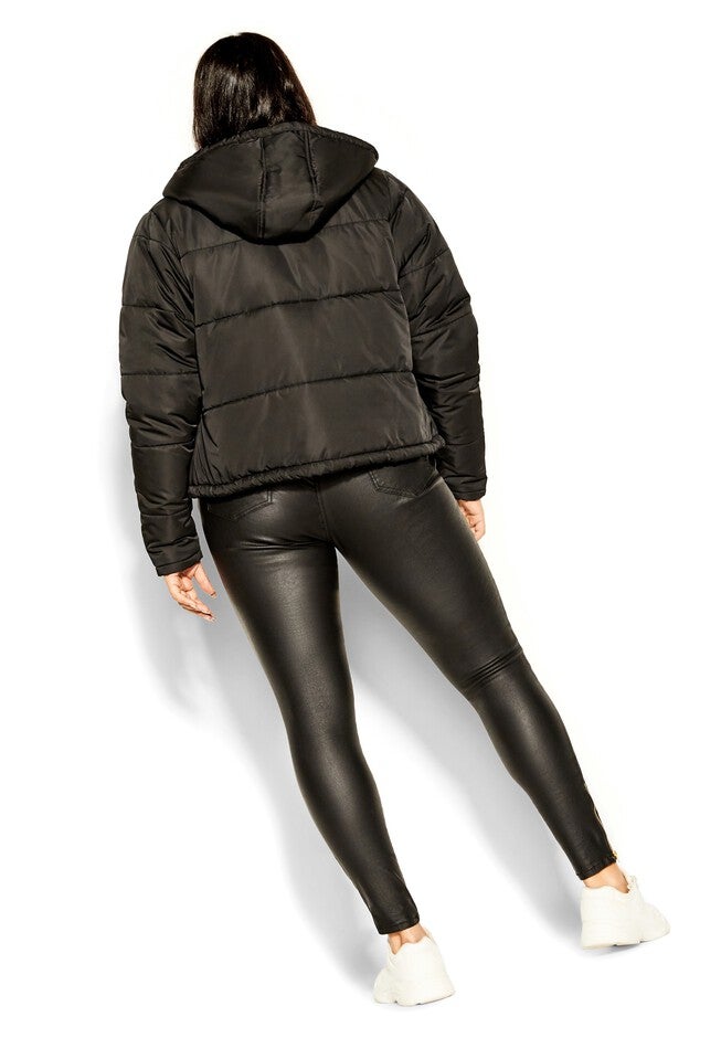 Streetwise Puffer Jacket - black, BLACK, alternate image number 3
