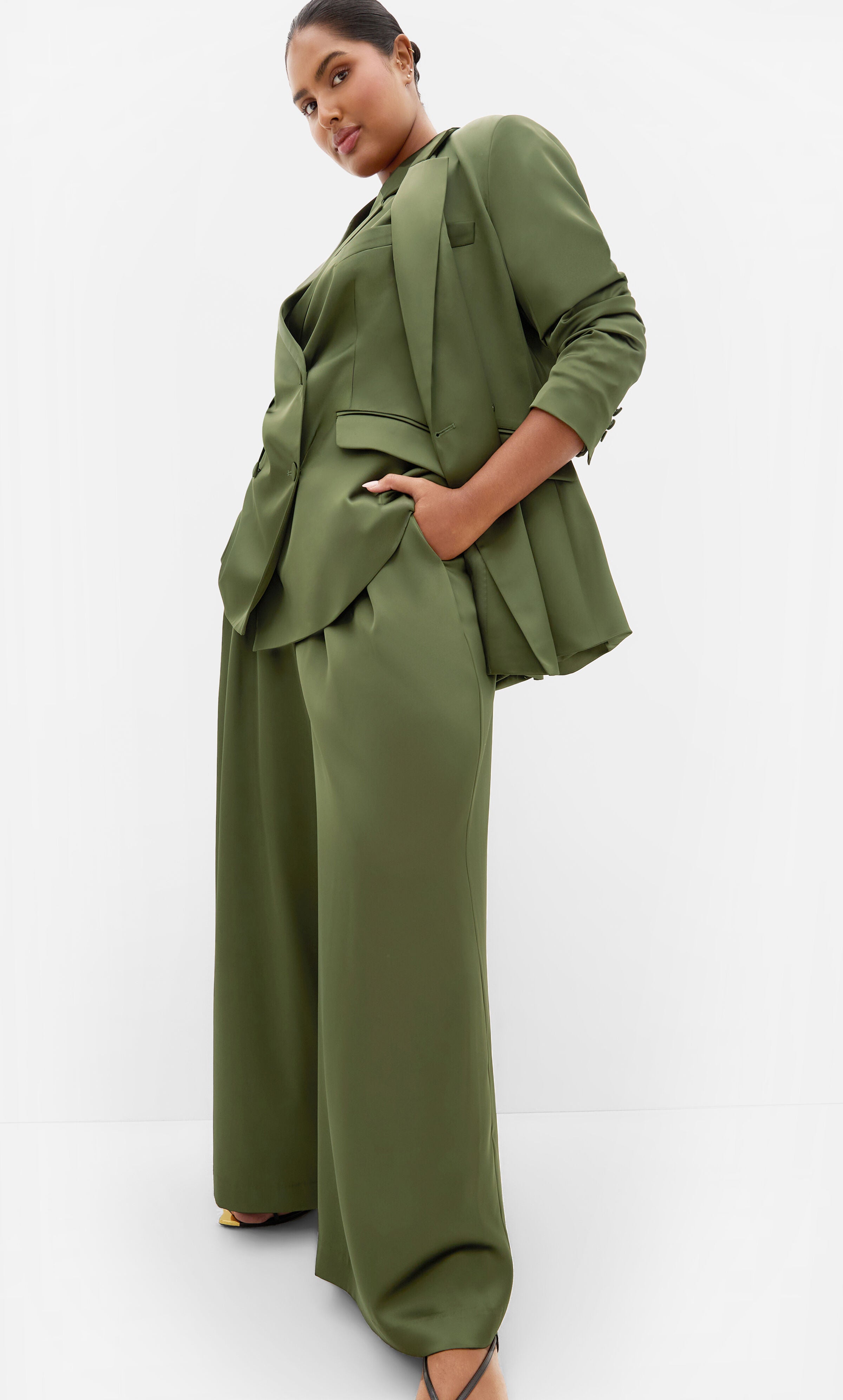 Rylie Satin Palazzo Pant