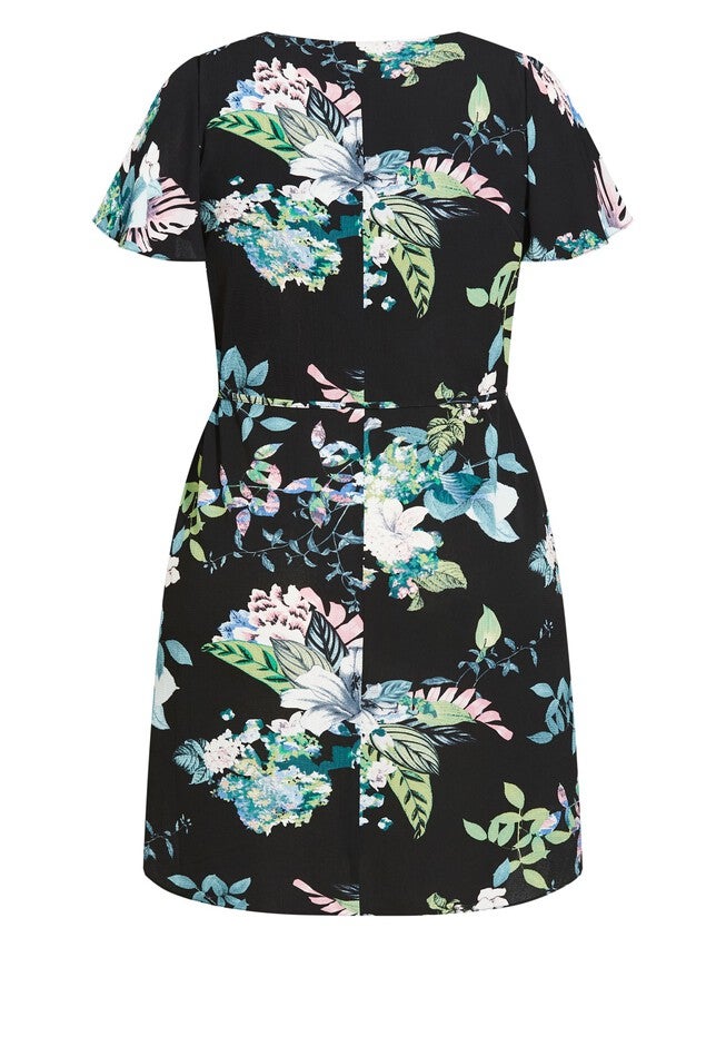Kalani Dress - black, BLACK, alternate image number null