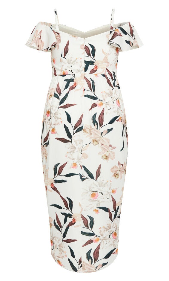 Sweet Orchid Maxi Dress - ivory, WHITE, alternate image number 5