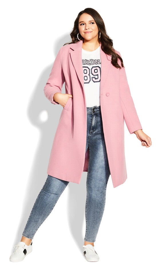 Effortless Chic Coat - blush, PINK, alternate image number null