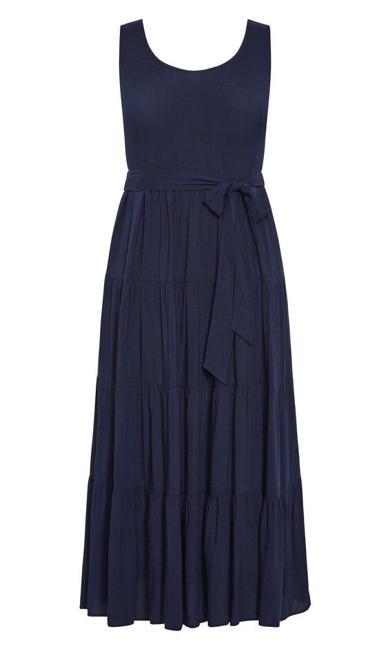 Sasha Maxi Dress - navy, NAVY, alternate image number 4