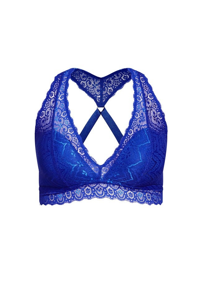 Racer Back Bralette - ultraviolet, PURPLE, alternate image number 3