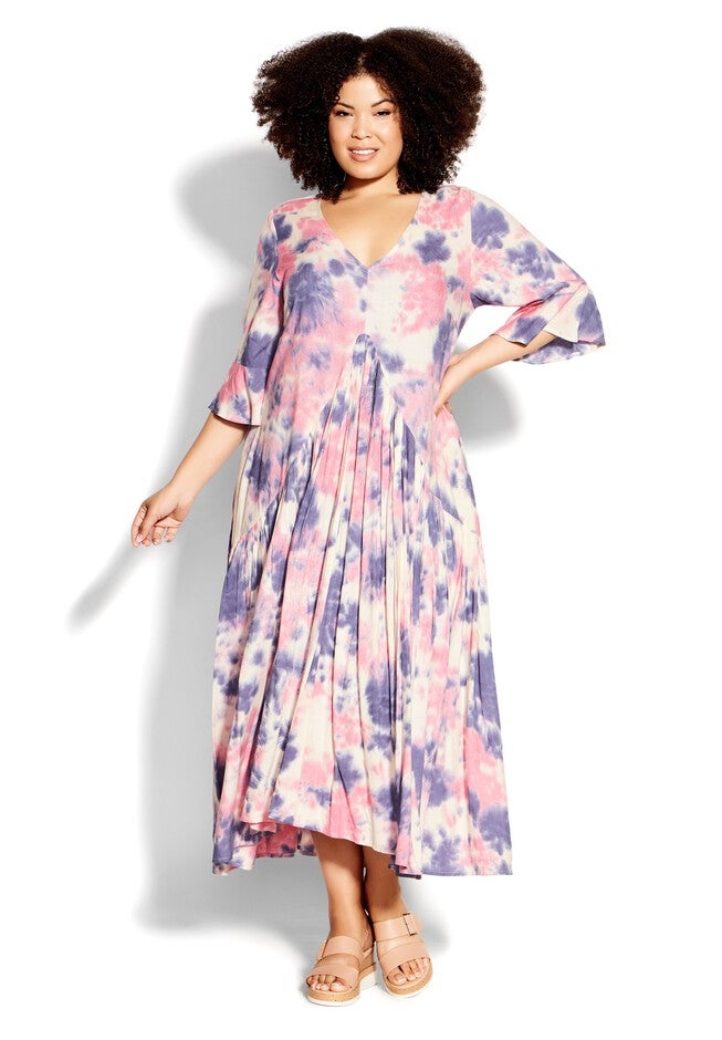Valerie Dress, SERENE TIE DYE, hi-res image number null