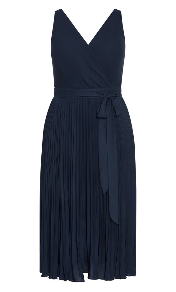Lilly Dress - navy, BLUE, alternate image number null