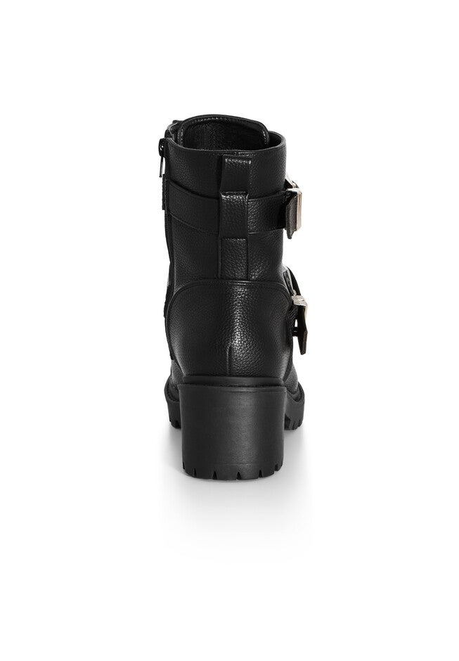 WIDE FIT Raven Ankle Boot - black, BLACK, alternate image number 2