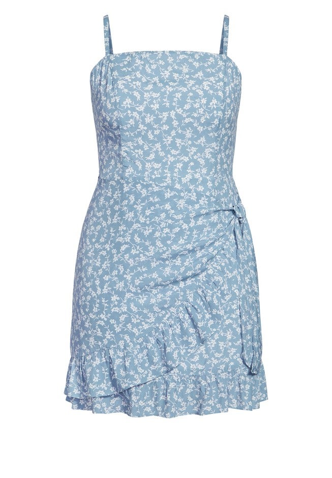 Floating Daisy Dress - powder blue, BLUE, alternate image number 3